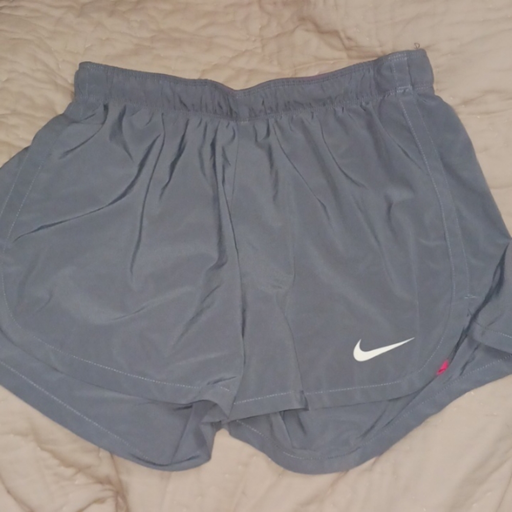 Nike running shorts.